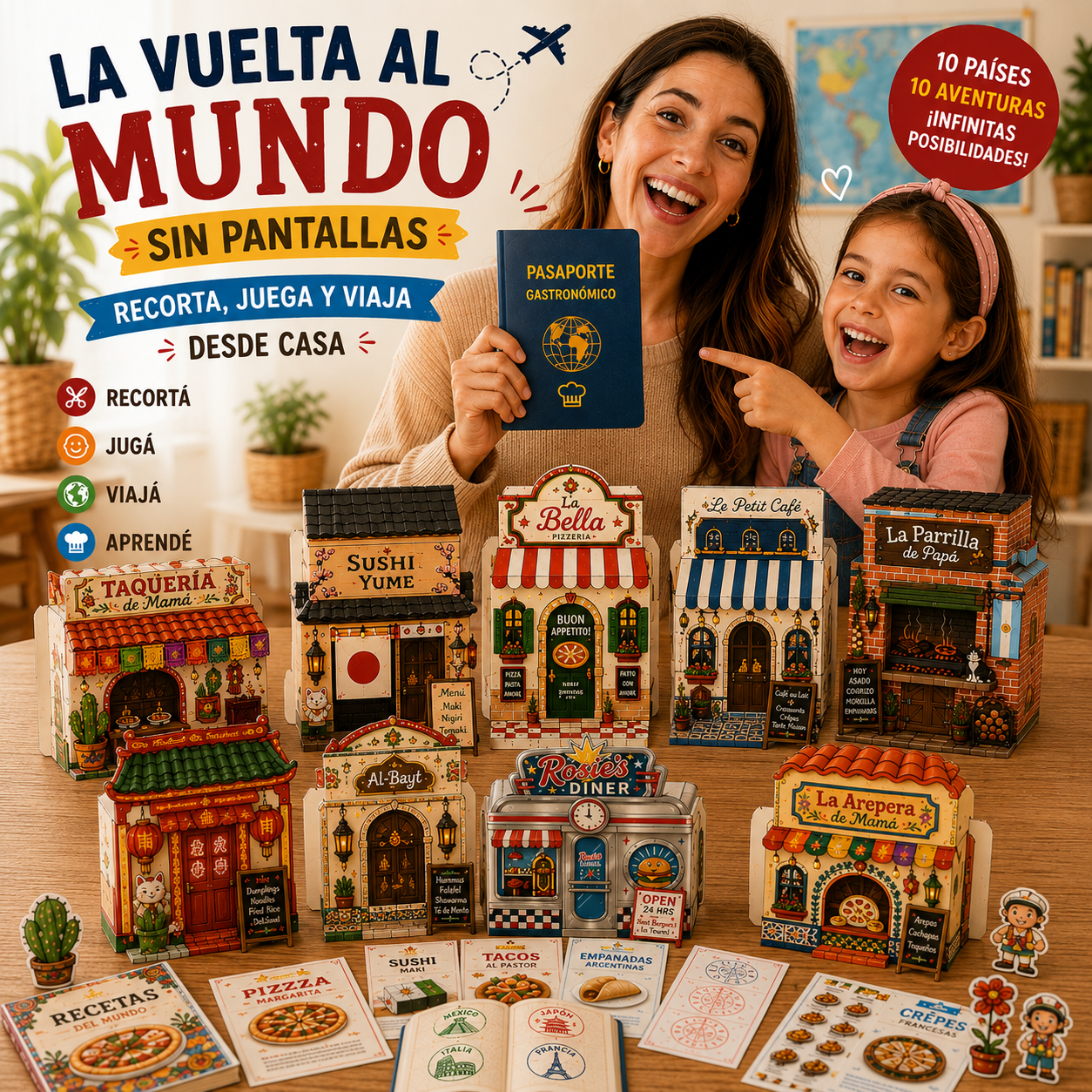 MINI KITS RESTAURANTES DEL MUNDO